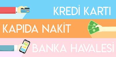 Kredi Kartı Kapıda Nakit Ödeme İban ile Havale